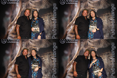 Booth photo from Ceremony 1 of the TWoA Tāmaki Makaurau 2025 Graduations (March 2025) held at the Mangere Arts Centre in Auckland, New Zealand on Wednesday, 12 March, 2025. Photo: InstaBooth by KeyImagery Photography. Copyright: © 2025 Te Wānanga o Aotearoa.