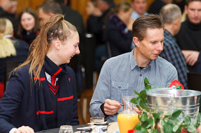 Photo from the Father/Daughter Breakfast held in the School Hall at Waikato Diocesan, Hamilton, New Zealand, on Friday 3rd August 2018.  Photo: Mike Walen / KeyImagery Photography. Copyright: © Waikato Diocesan School for Girls.