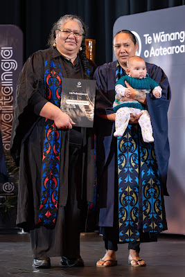 Photo from the TWoA Whirikoka 2024 Graduation (Gisborne), held at the War Memorial Theatre, Gisborne, East Coast, New Zealand on Wednesday, 16 April, 2025. Photo by Alick Saunders for KeyImagery Photography. Copyright: © 2025 Te Wānanga o Aotearoa.