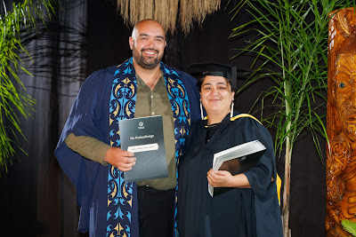 Ceremony photo from the TWoA Tainui 2023 Graduations (Ceremony 1 - Wednesday Morning), held at Hamilton Boys High School, Hamilton, Waikato, New Zealand on Wednesday, 19 April 2023. Photo: Mike Walen / KeyImagery Photography. Copyright: © Te Wananga o Aotearoa.