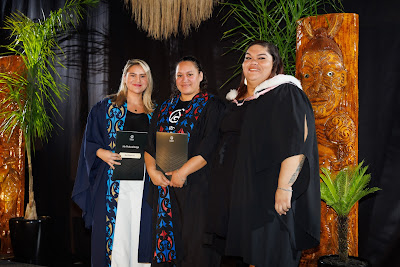 Ceremony photo from the TWoA Tainui 2023 Graduations (Ceremony 1 - Wednesday Morning), held at Hamilton Boys High School, Hamilton, Waikato, New Zealand on Wednesday, 19 April 2023. Photo: Mike Walen / KeyImagery Photography. Copyright: © Te Wananga o Aotearoa.