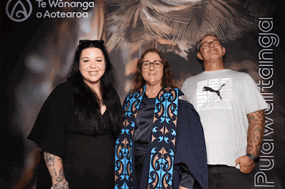 Booth photo from Ceremony 1 of the TWoA Tāmaki Makaurau 2025 Graduations (March 2025) held at the Mangere Arts Centre in Auckland, New Zealand on Wednesday, 12 March, 2025. Photo: InstaBooth by KeyImagery Photography. Copyright: © 2025 Te Wānanga o Aotearoa.