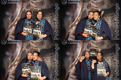 Booth photo from Ceremony 1 of the TWoA Tāmaki Makaurau 2025 Graduations (March 2025) held at the Mangere Arts Centre in Auckland, New Zealand on Wednesday, 12 March, 2025. Photo: InstaBooth by KeyImagery Photography. Copyright: © 2025 Te Wānanga o Aotearoa.