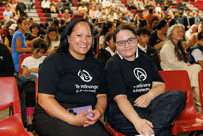 Ceremony photo from the TWoA Tainui 2023 Graduations (Ceremony 1 - Wednesday Morning), held at Hamilton Boys High School, Hamilton, Waikato, New Zealand on Wednesday, 19 April 2023. Photo: Mike Walen / KeyImagery Photography. Copyright: © Te Wananga o Aotearoa.