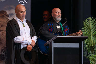 Photo from the TWoA Whirikoka 2024 Graduation (Gisborne), held at the War Memorial Theatre, Gisborne, East Coast, New Zealand on Wednesday, 16 April, 2025. Photo by Alick Saunders for KeyImagery Photography. Copyright: © 2025 Te Wānanga o Aotearoa.