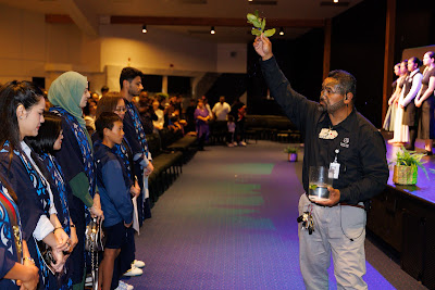 Official photos from Ceremony 2 of the TWoA Tāmaki Makaurau 2025 Graduations (November Ceremonies) held at Church Unlimited, Glendene, Auckland, New Zealand at 5pm on Tuesday, 11 November, 2025. Photography by Mike Walen & InstaBooth / KeyImagery Photography. Copyright: © 2025 Te Wānanga o Aotearoa.