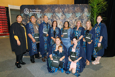 Ceremony photo from the TWoA Tainui 2023 Graduations (Ceremony 1 - Wednesday Morning), held at Hamilton Boys High School, Hamilton, Waikato, New Zealand on Wednesday, 19 April 2023. Photo: Mike Walen / KeyImagery Photography. Copyright: © Te Wananga o Aotearoa.