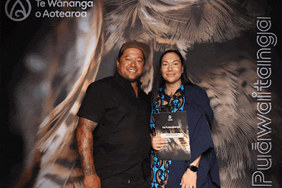 Booth photo from Ceremony 1 of the TWoA Tāmaki Makaurau 2025 Graduations (March 2025) held at the Mangere Arts Centre in Auckland, New Zealand on Wednesday, 12 March, 2025. Photo: InstaBooth by KeyImagery Photography. Copyright: © 2025 Te Wānanga o Aotearoa.
