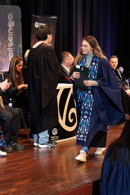 Photo from the TWoA Tāmaki Makaurau 2023 Graduations (Ceremony 2 @ 3pm), held at the Due Drop Events Centre, Manukau, Auckland, New Zealand on Wednesday, 7 June, 2023. Photo: Mike Walen / KeyImagery Photography. Copyright: © Te Wānanga o Aotearoa.