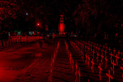 Photo from the Anzac Dawn Parade/Service held at Memorial Park, Hamilton, New Zealand. Taken: Sunday, 25 April 2021. Photo: Mike Walen / KeyImagery Photography. Copyright: © Hamilton City Council.