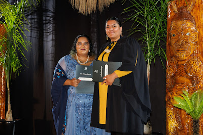 Ceremony photo from the TWoA Tainui 2023 Graduations (Ceremony 1 - Wednesday Morning), held at Hamilton Boys High School, Hamilton, Waikato, New Zealand on Wednesday, 19 April 2023. Photo: Mike Walen / KeyImagery Photography. Copyright: © Te Wananga o Aotearoa.