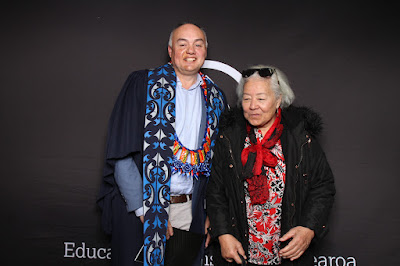 Photo from the TWoA Tāmaki Makaurau 2023 Graduations (Ceremony 5 @ 3pm), held at the Due Drop Events Centre, Manukau, Auckland, New Zealand on Thursday, 8 June, 2023. Photo: InstaBooth by KeyImagery Photography. Copyright: © Te Wānanga o Aotearoa.