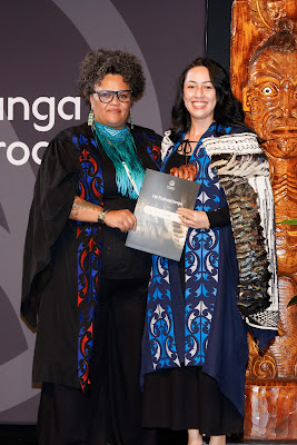 Photo from Ceremony 1 of the TWoA Tāmaki Makaurau 2025 Graduations (May 2025) held at the Mangere Arts Centre in Auckland, New Zealand on Monday, 26 May, 2025. Photo by Mike Walen / KeyImagery Photography. Copyright: © 2025 Te Wānanga o Aotearoa.