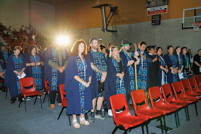 Ceremony photo from the TWoA Tainui 2023 Graduations (Ceremony 1 - Wednesday Morning), held at Hamilton Boys High School, Hamilton, Waikato, New Zealand on Wednesday, 19 April 2023. Photo: Mike Walen / KeyImagery Photography. Copyright: © Te Wananga o Aotearoa.
