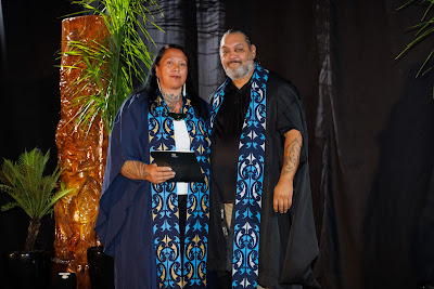 Ceremony photo from the TWoA Tainui 2023 Graduations (Ceremony 1 - Wednesday Morning), held at Hamilton Boys High School, Hamilton, Waikato, New Zealand on Wednesday, 19 April 2023. Photo: Mike Walen / KeyImagery Photography. Copyright: © Te Wananga o Aotearoa.