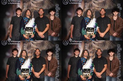 Booth photo from Ceremony 1 of the TWoA Tāmaki Makaurau 2025 Graduations (March 2025) held at the Mangere Arts Centre in Auckland, New Zealand on Wednesday, 12 March, 2025. Photo: InstaBooth by KeyImagery Photography. Copyright: © 2025 Te Wānanga o Aotearoa.