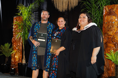 Ceremony photo from the TWoA Tainui 2023 Graduations (Ceremony 1 - Wednesday Morning), held at Hamilton Boys High School, Hamilton, Waikato, New Zealand on Wednesday, 19 April 2023. Photo: Mike Walen / KeyImagery Photography. Copyright: © Te Wananga o Aotearoa.