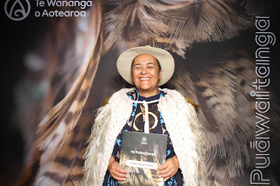 Booth photo from Ceremony 1 of the TWoA Tāmaki Makaurau 2025 Graduations (March 2025) held at the Mangere Arts Centre in Auckland, New Zealand on Wednesday, 12 March, 2025. Photo: InstaBooth by KeyImagery Photography. Copyright: © 2025 Te Wānanga o Aotearoa.