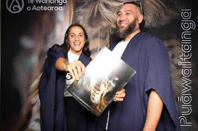 Booth photo from the TWoA Tainui 2025 Graduations (Ceremony 2 @ 2pm) held at Claudelands Event Centre in Hamilton, Waikato, New Zealand on Tuesday, 29 April, 2025. Photography by InstaBooth / KeyImagery Photography. Copyright: © 2025 Te Wānanga o Aotearoa.