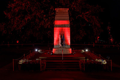 Photo from the Anzac Dawn Parade/Service held at Memorial Park, Hamilton, New Zealand. Taken: Sunday, 25 April 2021. Photo: Mike Walen / KeyImagery Photography. Copyright: © Hamilton City Council.