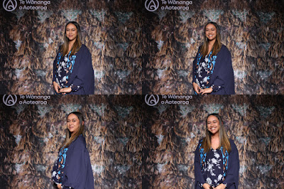Booth photo from the TWoA Tainui 2021 Graduations (Thursday Afternoon - Ceremony 2), held at Elim Church, Te Rapa, Hamilton, New Zealand. Taken: Thursday 22 April 2021. Photo: InstaBooth / KeyImagery Photography. Copyright: © Te Wānanga o Aotearoa.