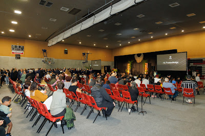 Ceremony photo from the TWoA Tainui 2023 Graduations (Ceremony 1 - Wednesday Morning), held at Hamilton Boys High School, Hamilton, Waikato, New Zealand on Wednesday, 19 April 2023. Photo: Mike Walen / KeyImagery Photography. Copyright: © Te Wananga o Aotearoa.