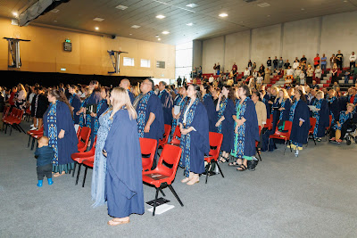 Ceremony photo from the TWoA Tainui 2023 Graduations (Ceremony 1 - Wednesday Morning), held at Hamilton Boys High School, Hamilton, Waikato, New Zealand on Wednesday, 19 April 2023. Photo: Mike Walen / KeyImagery Photography. Copyright: © Te Wananga o Aotearoa.