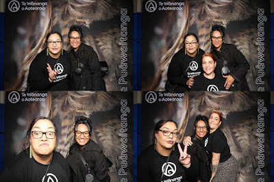 Booth photo from the TWoA Waiariki 2024 Graduations (Tauranga Moana), held at Bethlehem Baptist Church, Tauranga, Bay of Plenty, New Zealand on Friday, 3 May, 2024. Photo: InstaBooth by KeyImagery Photography. Copyright: © Te Wānanga o Aotearoa.