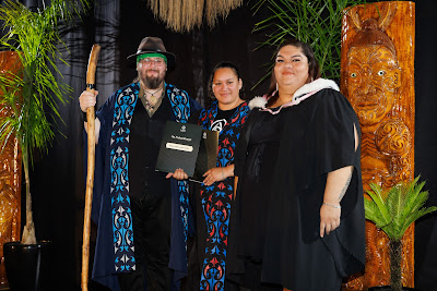 Ceremony photo from the TWoA Tainui 2023 Graduations (Ceremony 1 - Wednesday Morning), held at Hamilton Boys High School, Hamilton, Waikato, New Zealand on Wednesday, 19 April 2023. Photo: Mike Walen / KeyImagery Photography. Copyright: © Te Wananga o Aotearoa.