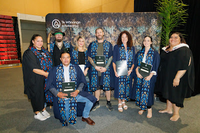 Ceremony photo from the TWoA Tainui 2023 Graduations (Ceremony 1 - Wednesday Morning), held at Hamilton Boys High School, Hamilton, Waikato, New Zealand on Wednesday, 19 April 2023. Photo: Mike Walen / KeyImagery Photography. Copyright: © Te Wananga o Aotearoa.