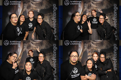 Booth photo from the TWoA Waiariki 2024 Graduations (Tauranga Moana), held at Bethlehem Baptist Church, Tauranga, Bay of Plenty, New Zealand on Friday, 3 May, 2024. Photo: InstaBooth by KeyImagery Photography. Copyright: © Te Wānanga o Aotearoa.