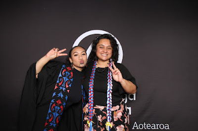 Photo from the TWoA Tāmaki Makaurau 2023 Graduations (Ceremony 5 @ 3pm), held at the Due Drop Events Centre, Manukau, Auckland, New Zealand on Thursday, 8 June, 2023. Photo: InstaBooth by KeyImagery Photography. Copyright: © Te Wānanga o Aotearoa.