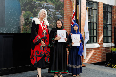 Photo from the HCC NZ Citizenship Ceremony (Morning) held in The Atrium, Wintec/Te Pukenga, Hamilton, Waikato, New Zealand at 10:00am on Monday, 12 February, 2024. Photo: Mike Walen / KeyImagery Photography. Copyright: © Hamilton City Council.