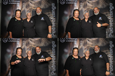 Booth photo from the TWoA Tainui 2025 Graduations (Ceremony 3 @ 10am) held at Claudelands Event Centre in Hamilton, Waikato, New Zealand on Wednesday, 30 April, 2025. Photography by InstaBooth / KeyImagery Photography. Copyright: © 2025 Te Wānanga o Aotearoa.