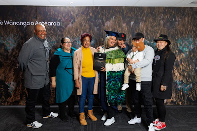 Photo from the TWoA Tainui 2022 Graduations (Mangakotukutuku), held at the Mangakotukutuku Campus, Hamilton, Waikato, New Zealand. Taken: Friday 9 September, 2022. Photo: Mike Walen / KeyImagery Photography. Copyright: © Te Wananga o Aotearoa.