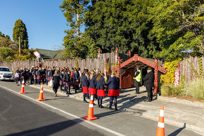 Photo from the Waikato Diocesan Year 11 Camp held at Tūrangawaewae Marae, Ngaruawahia, Waikato, New Zealand. Taken: Thursday, 5 May 2022. Photography: Mike Walen / KeyImagery Photography. Copyright: © Waikato Diocesan School for Girls.