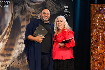 Photo from the TWoA Tainui 2025 Graduations (Ceremony 2 @ 2pm) held at Claudelands Event Centre in Hamilton, Waikato, New Zealand on Tuesday, 29 April, 2025. Photography by Mike Walen / KeyImagery Photography. Copyright: © 2025 Te Wānanga o Aotearoa.