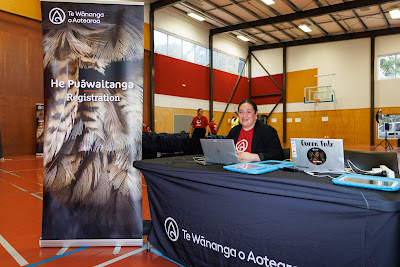 Photo from the TWoA Te Tai Tokerau (Kaitaia) 2025 Graduation held at Te Kura Kaupapa Maori o Pukemiro in Kaitaia, Northland, New Zealand on Monday, 14 April, 2025. Photo by Mike Walen / KeyImagery Photography. Copyright: © 2025 Te Wānanga o Aotearoa.