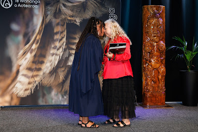 Photo from the TWoA Tainui 2025 Graduations (Ceremony 2 @ 2pm) held at Claudelands Event Centre in Hamilton, Waikato, New Zealand on Tuesday, 29 April, 2025. Photography by Mike Walen / KeyImagery Photography. Copyright: © 2025 Te Wānanga o Aotearoa.