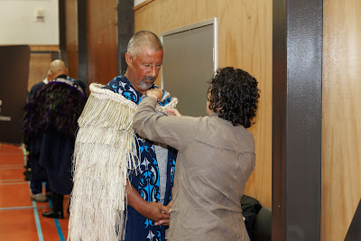 Photo from the TWoA Te Tai Tokerau (Kaitaia) 2025 Graduation held at Te Kura Kaupapa Maori o Pukemiro in Kaitaia, Northland, New Zealand on Monday, 14 April, 2025. Photo by Mike Walen / KeyImagery Photography. Copyright: © 2025 Te Wānanga o Aotearoa.