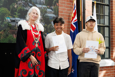 Photo from the HCC NZ Citizenship Ceremony (Morning) held in The Atrium, Wintec/Te Pukenga, Hamilton, Waikato, New Zealand at 10:00am on Monday, 12 February, 2024. Photo: Mike Walen / KeyImagery Photography. Copyright: © Hamilton City Council.