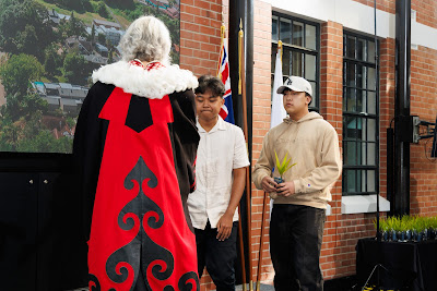 Photo from the HCC NZ Citizenship Ceremony (Morning) held in The Atrium, Wintec/Te Pukenga, Hamilton, Waikato, New Zealand at 10:00am on Monday, 12 February, 2024. Photo: Mike Walen / KeyImagery Photography. Copyright: © Hamilton City Council.