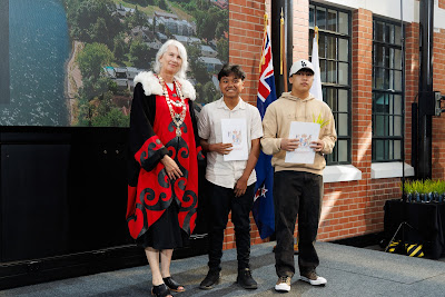 Photo from the HCC NZ Citizenship Ceremony (Morning) held in The Atrium, Wintec/Te Pukenga, Hamilton, Waikato, New Zealand at 10:00am on Monday, 12 February, 2024. Photo: Mike Walen / KeyImagery Photography. Copyright: © Hamilton City Council.