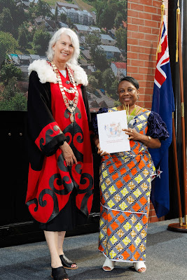 Photo from the HCC NZ Citizenship Ceremony (Morning) held in The Atrium, Wintec/Te Pukenga, Hamilton, Waikato, New Zealand at 10:00am on Monday, 12 February, 2024. Photo: Mike Walen / KeyImagery Photography. Copyright: © Hamilton City Council.