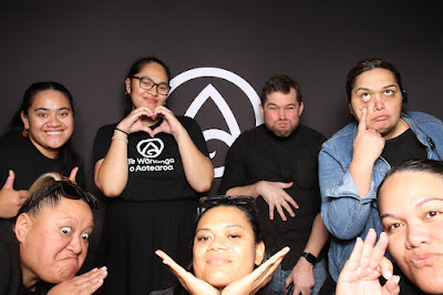 Photo from the TWoA Tāmaki Makaurau 2023 Graduations (Ceremony 4 @ 10am), held at the Due Drop Events Centre, Manukau, Auckland, New Zealand on Thursday, 8 June, 2023. Photo: InstaBooth by KeyImagery Photography. Copyright: © Te Wānanga o Aotearoa.