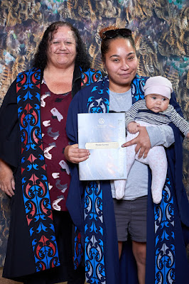 Photo from the TWoA Waiariki 2018 Graduations (Kawerau), held at Rautahi Marae, Kawerau, New Zealand. Taken: Friday 11 May 2018. Photo: Alick Saunders / KeyImagery Photography. Copyright: © Te Wananga o Aotearoa.