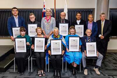 Photo from the 2021 Civic Awards held at Waikato Stadium, Hamilton, New Zealand. Taken: Thursday 8 April 2021.  Photo: Mike Walen / KeyImagery Photography. Copyright: © Hamilton City Council.