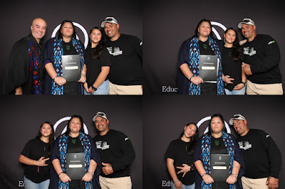 Photo from the TWoA Tāmaki Makaurau 2023 Graduations (Ceremony 5 @ 3pm), held at the Due Drop Events Centre, Manukau, Auckland, New Zealand on Thursday, 8 June, 2023. Photo: InstaBooth by KeyImagery Photography. Copyright: © Te Wānanga o Aotearoa.