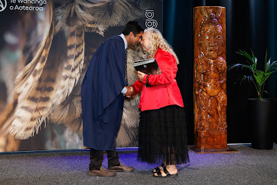 Photo from the TWoA Tainui 2025 Graduations (Ceremony 2 @ 2pm) held at Claudelands Event Centre in Hamilton, Waikato, New Zealand on Tuesday, 29 April, 2025. Photography by Mike Walen / KeyImagery Photography. Copyright: © 2025 Te Wānanga o Aotearoa.