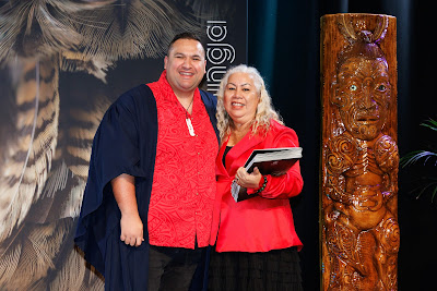 Photo from the TWoA Tainui 2025 Graduations (Ceremony 2 @ 2pm) held at Claudelands Event Centre in Hamilton, Waikato, New Zealand on Tuesday, 29 April, 2025. Photography by Mike Walen / KeyImagery Photography. Copyright: © 2025 Te Wānanga o Aotearoa.